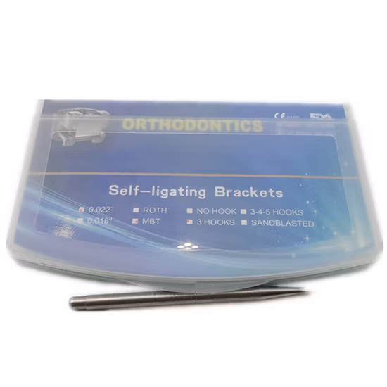 Heißer Verkauf Kieferorthopädie Bracket Dental Selbstligierende Brackets mit Werkzeug