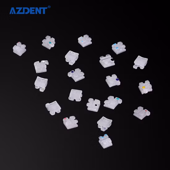  Kieferorthopädie Dental 5*5 Roth Slot.  022 Haken 345 Classone Keramikhalterung